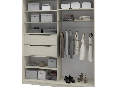 Шкаф купе 2 двери наполнение дверей МДФ Пластик